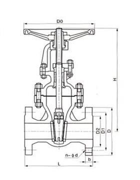 GB/T9119-2010閘閥結(jié)構(gòu)圖